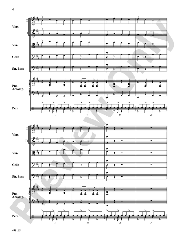 Caribbean Breeze - String Orchestra Conductor Score & Parts (Digital Download)
