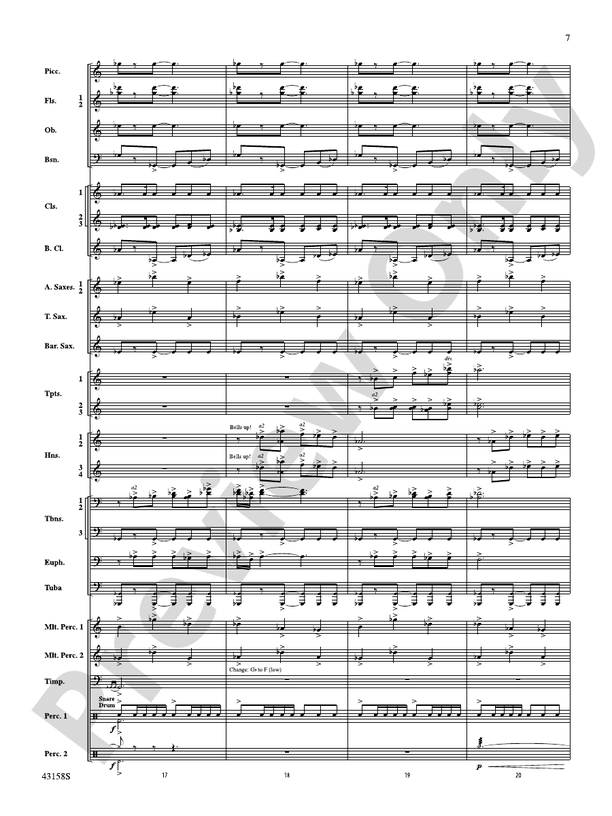 On the Third Day - Concert Band Conductor Score & Parts (Digital Download)