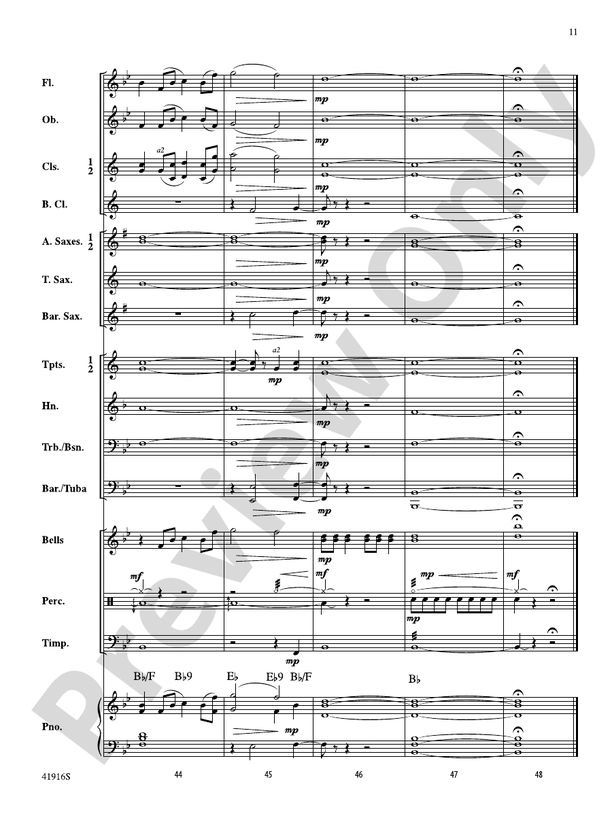 Winter Whispers - Concert Band Conductor Score & Parts (Digital Download)