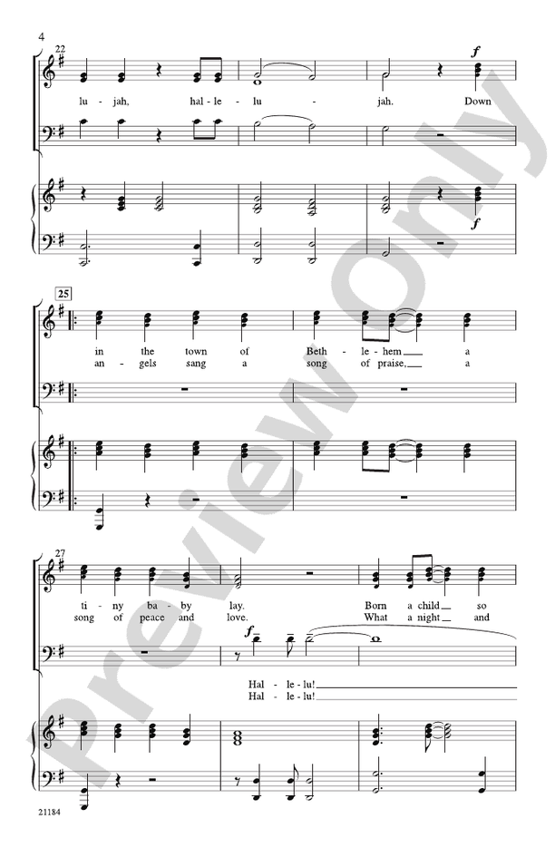 Christmas Hallelu – 3-Part Mixed Choral Octavo (Digital Download)