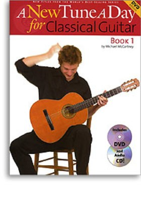 A New Tune a Day Classical Guitar Bk 1 Bk/CD/DVD - Classical Guitar Boston Music