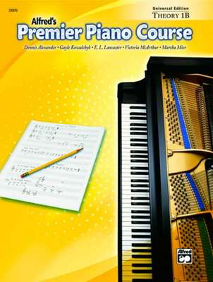 Alfred's Premier Piano Course Theory 1B - Piano by Dennis/Lancaster/Kowalchyk/Mier/McArthur Universal Edition Alfred 23870