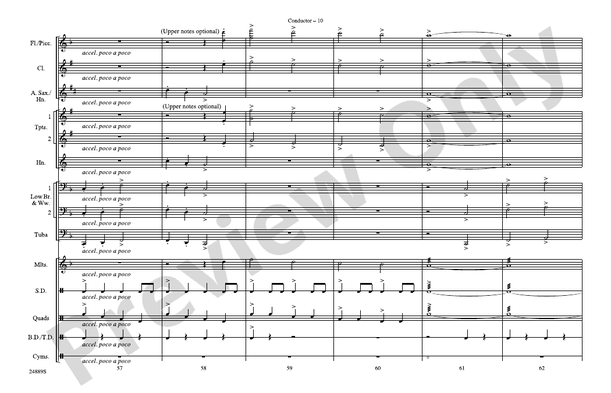 Cotton-Eyed Joe – Marching Band Conductor Score & Parts (Digital Download)