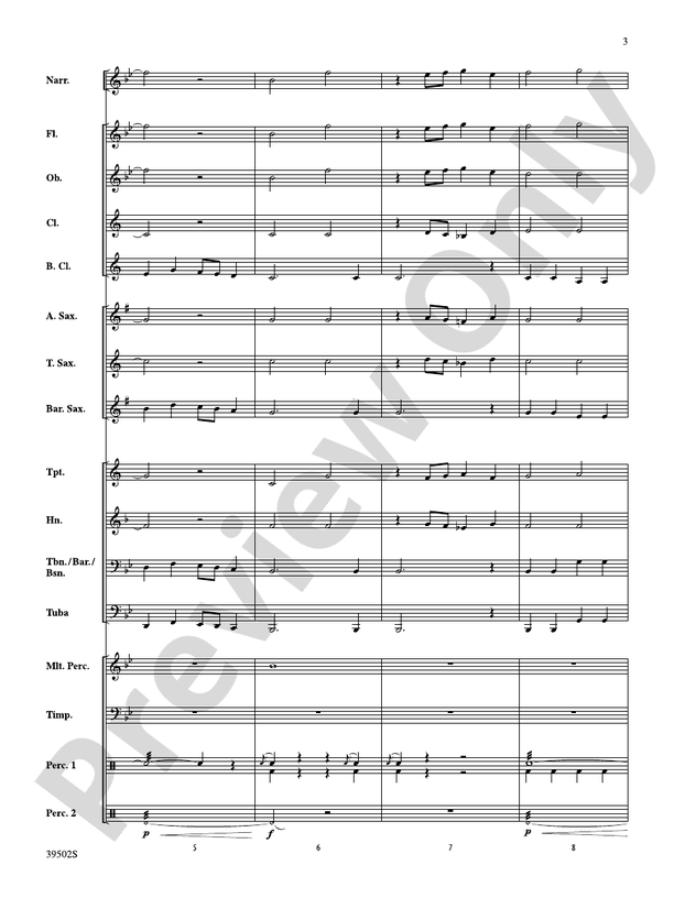 The Gettysburg Address - Concert Band Conductor Score & Parts (Digital Download)