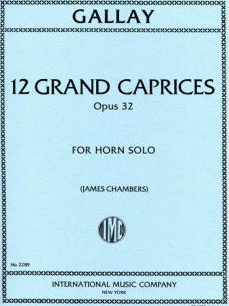 Gallay - 12 Grand Caprices Op32 - French Horn Solo IMC IMC2289