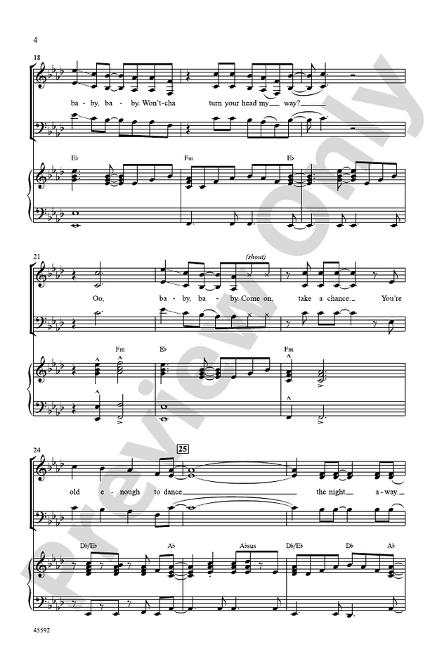 Dance the Night Away – SAB Choral Octavo (Digital Download)