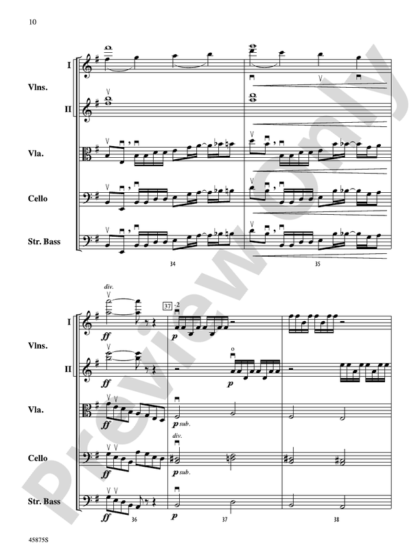 Swamp Thang - String Orchestra Conductor Score & Parts (Digital Download)