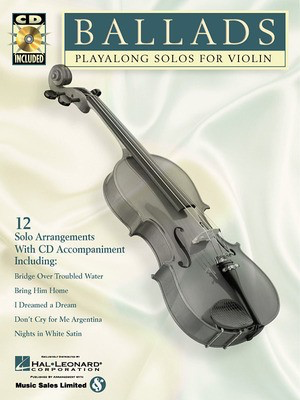 Ballads - Play-Along Solos for Violin - Various - Violin Hal Leonard Violin Solo /CD - OUT OF PRINT