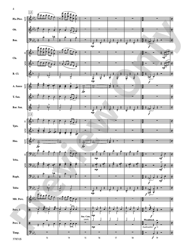 Saddle Up! - Concert Band Conductor Score & Parts (Digital Download)