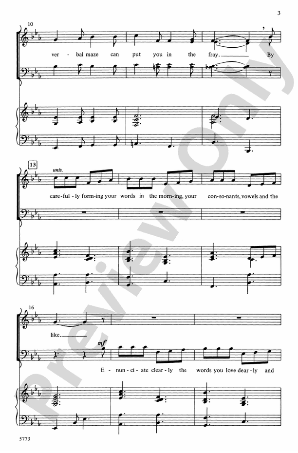 A Twist of the Tongue - SAB/SATB Choral Octavo (Digital Download)