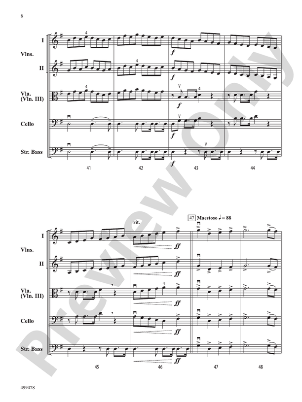 Terra Beata - String Orchestra Conductor Score & Parts (Digital Download)