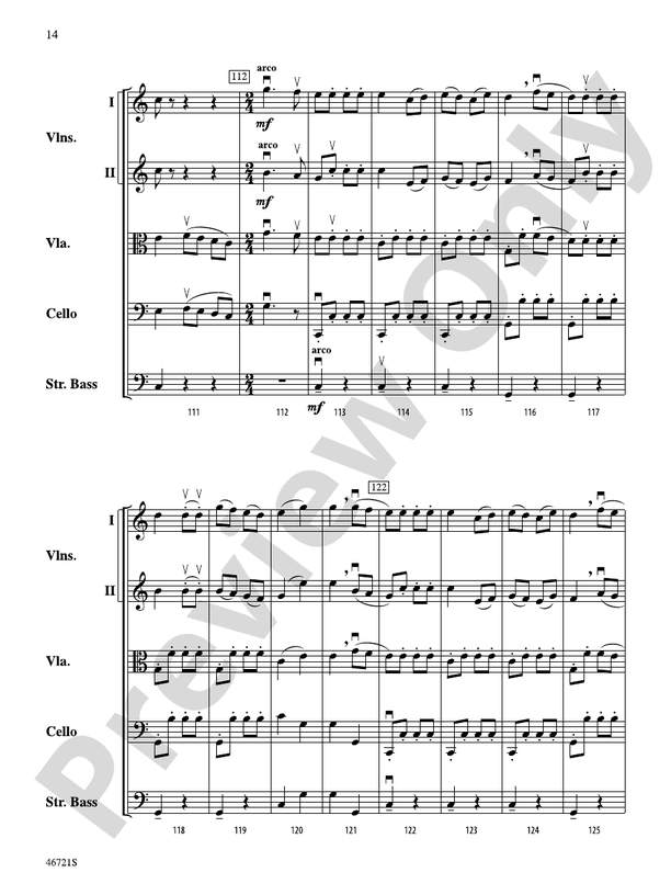 Petrushka - String Orchestra Conductor Score & Parts (Digital Download)