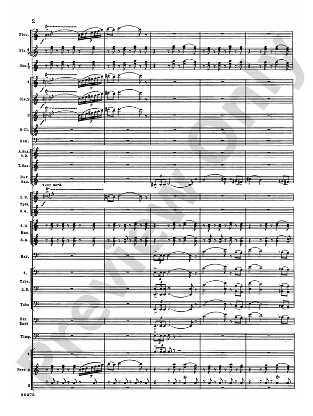 Alarums, Op. 27 - Concert Band Conductor Score & Parts (Digital Download)
