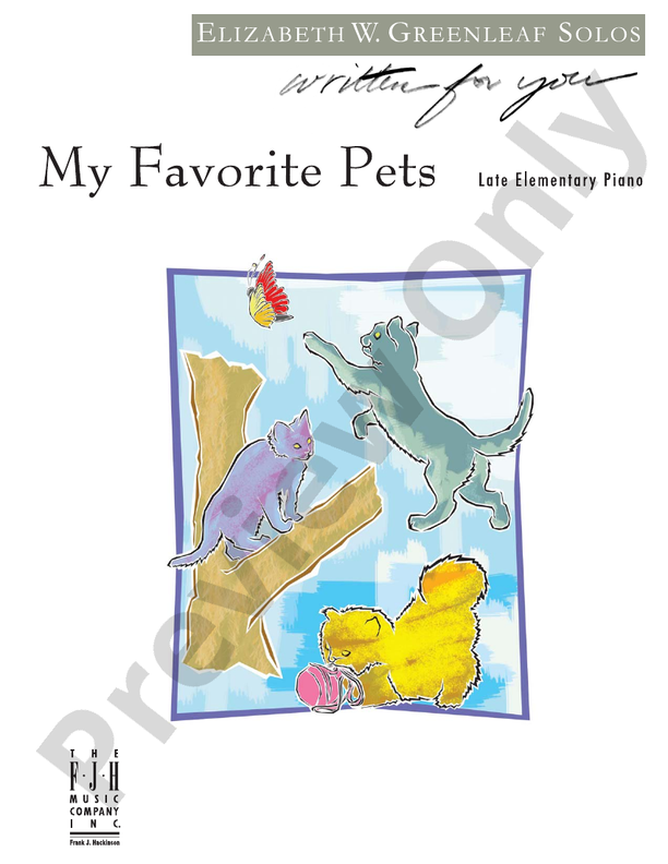 My Favorite Pets - Piano (Digital Download)