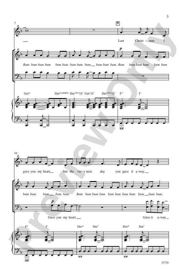 Last Christmas – SAB Choral Octavo (Digital Download)