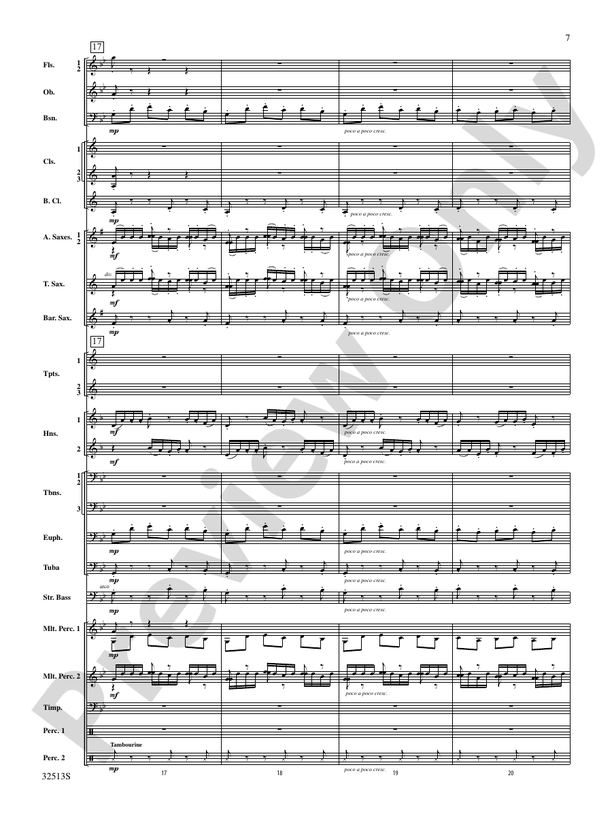 Asturias (Grade 3.5) - Concert Band Conductor Score & Parts (Digital Download)
