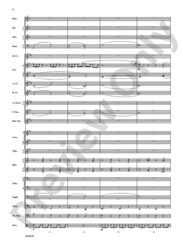 Sandpaper Ballet - Concert Band Conductor Score & Parts (Digital Download)