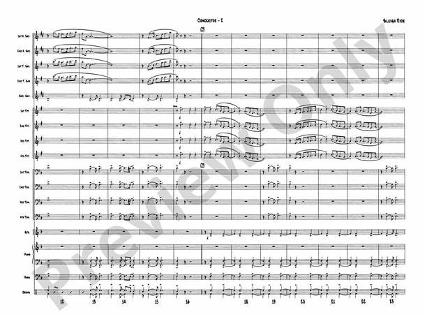 Sleigh Ride (Grade 4.5) - Jazz Ensemble Conductor Score & Parts (Digital Download)