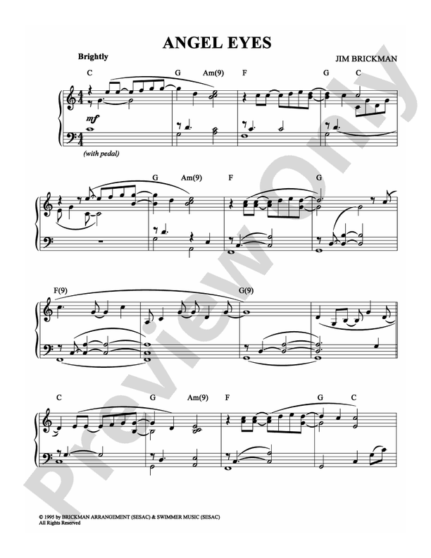 Angel Eyes - DSM-PS-0003252 - Piano (Digital Download)