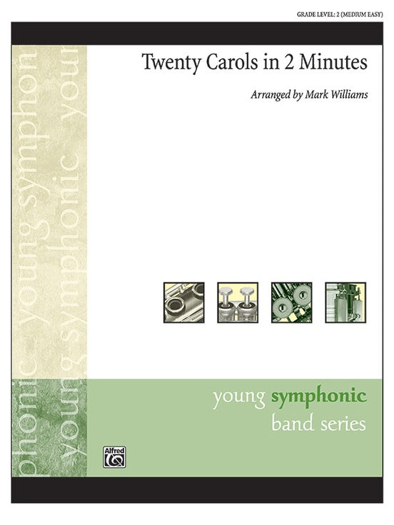 Twenty Carols in 2 Minutes - Concert Band Conductor Score & Parts (Digital Download)