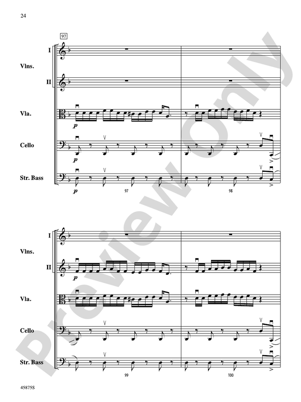 Swamp Thang - String Orchestra Conductor Score & Parts (Digital Download)