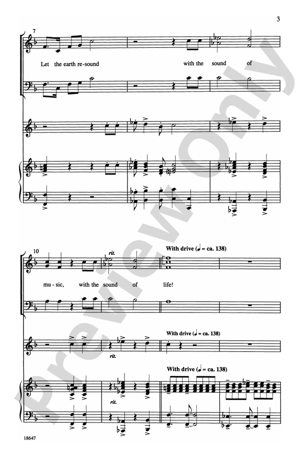Let the Earth Resound – SSAB Choral Octavo (Digital Download)