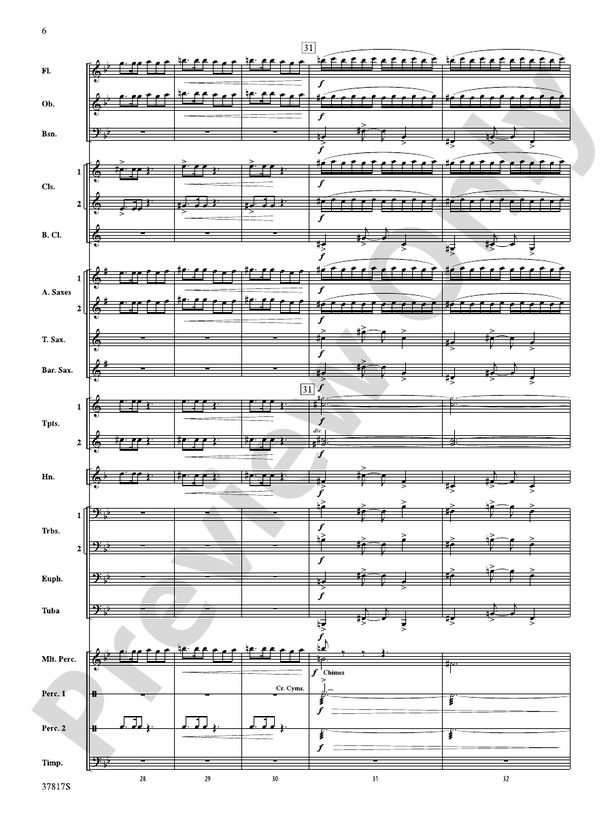 La Tregenda - Concert Band Conductor Score & Parts (Digital Download)