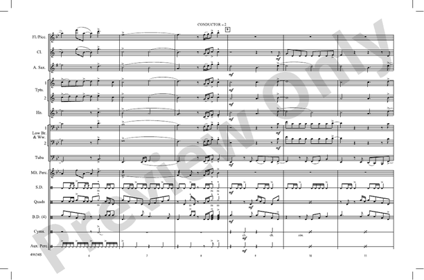 My Universe – Marching Band Conductor Score & Parts (Digital Download)