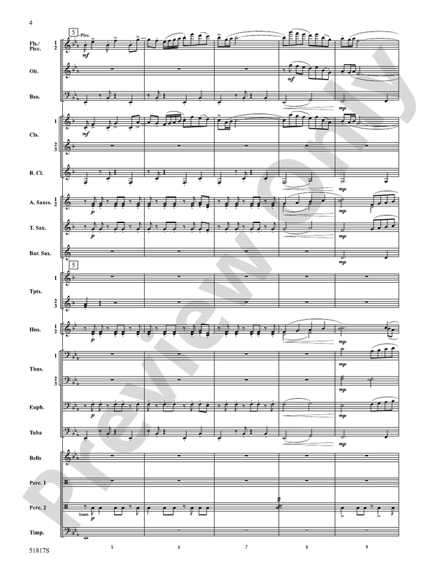 Trip the Light Fantastic! - Concert Band Conductor Score & Parts(Digital Download)