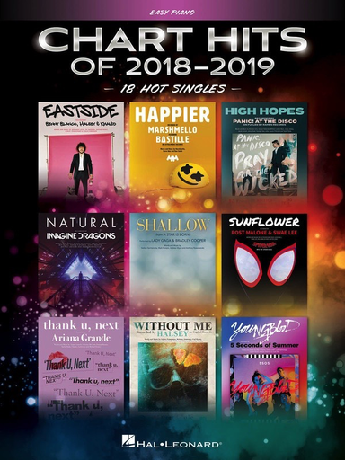 Chart Hits Of 2018-2019 - 18 Hot Singles - Easy Piano - Hal Leonard