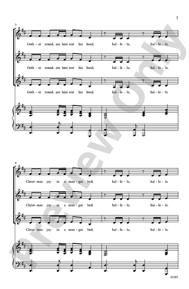 Christmas Kum Ba Ya – SSA Choral Octavo (Digital Download)