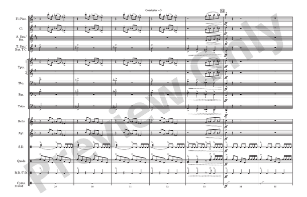 The Hut on Fowl's Legs – Marching Band Conductor Score & Parts (Digital Download)