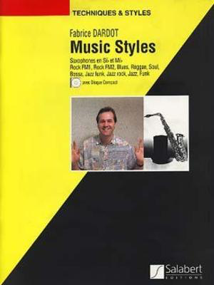 Music Styles Saxophones Saxophone Enseignement - Fabrice Dardot - Saxophone Salabert Editions