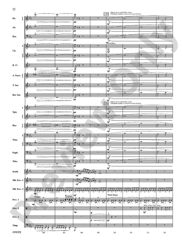 Winds of Change - Concert Band Conductor Score & Parts (Digital Download)