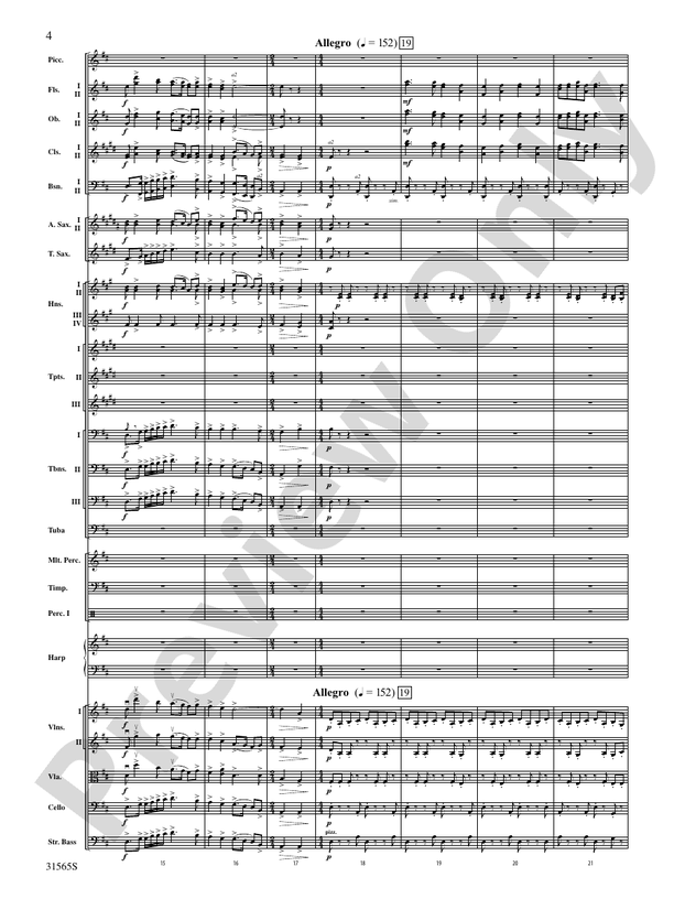 A Christmas Festival (Grade 3.5) – Full Orchestra Conductor Score & Parts (Digital Download)