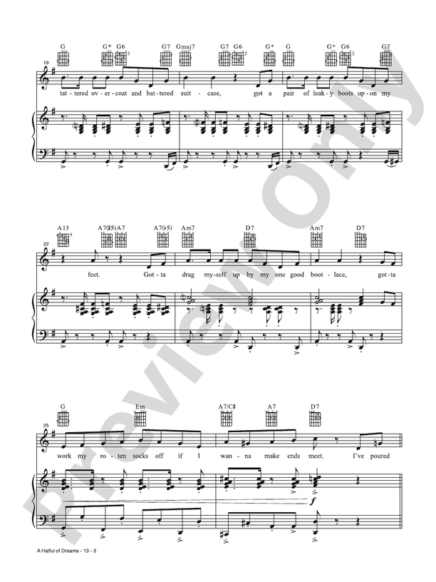 A Hatful of Dreams (from Wonka) - PVG (Digital Download)