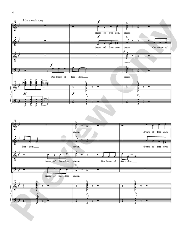 Dream of Freedom – SATB Choral Octavo (Digital Download)
