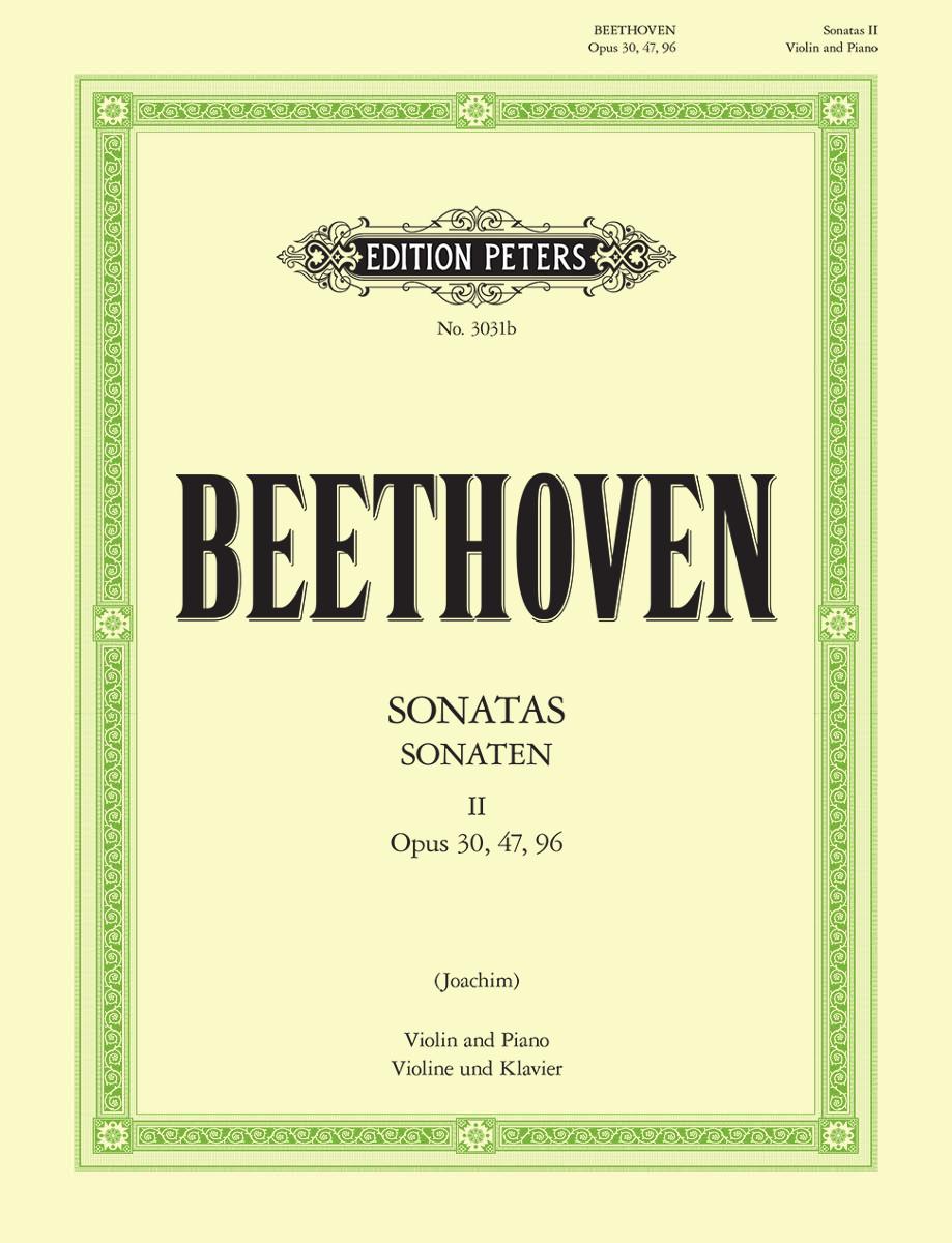 Beethoven - Complete Sonatas Volume 2 - Violin/Piano Accompaniment - Peters EP3031B