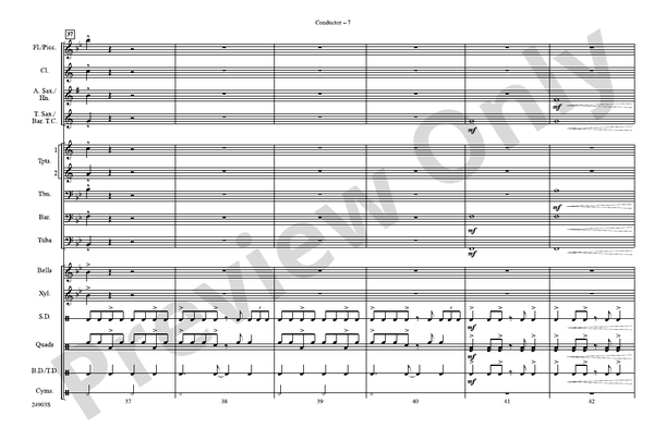 The Joint Is Jumpin' – Marching Band Conductor Score & Parts (Digital Download)
