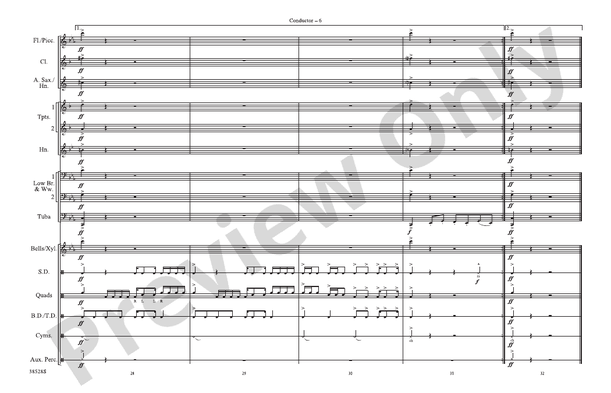 She's Not There – Marching Band Conductor Score & Parts (Digital Download)