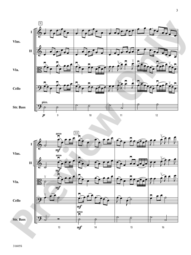 Mist Shrouded Memories – String Orchestra Conductor Score & Parts (Digital Download)