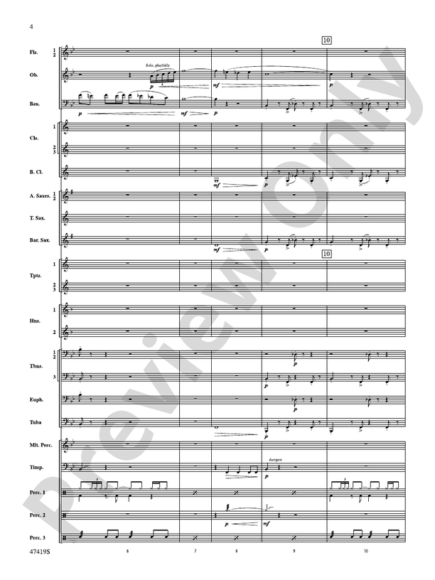 Habanera - Concert Band Conductor Score & Parts (Digital Download)