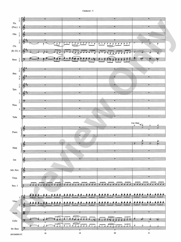 American Salute – Full Orchestra Conductor Score & Parts (Digital Download)