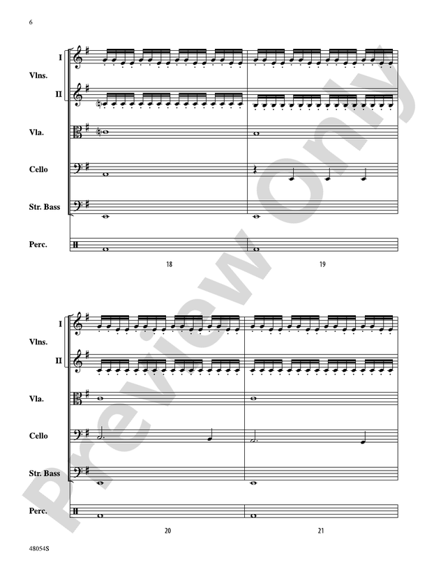 V - String Orchestra Conductor Score & Parts (Digital Download)