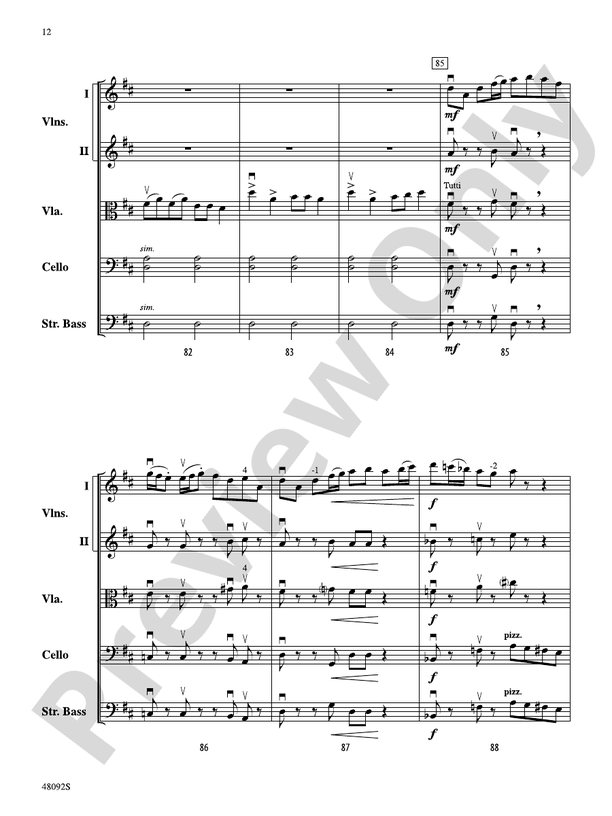 From Darkness, Joyful Sounds Are Born - String Orchestra Conductor Score & Parts (Digital Download)