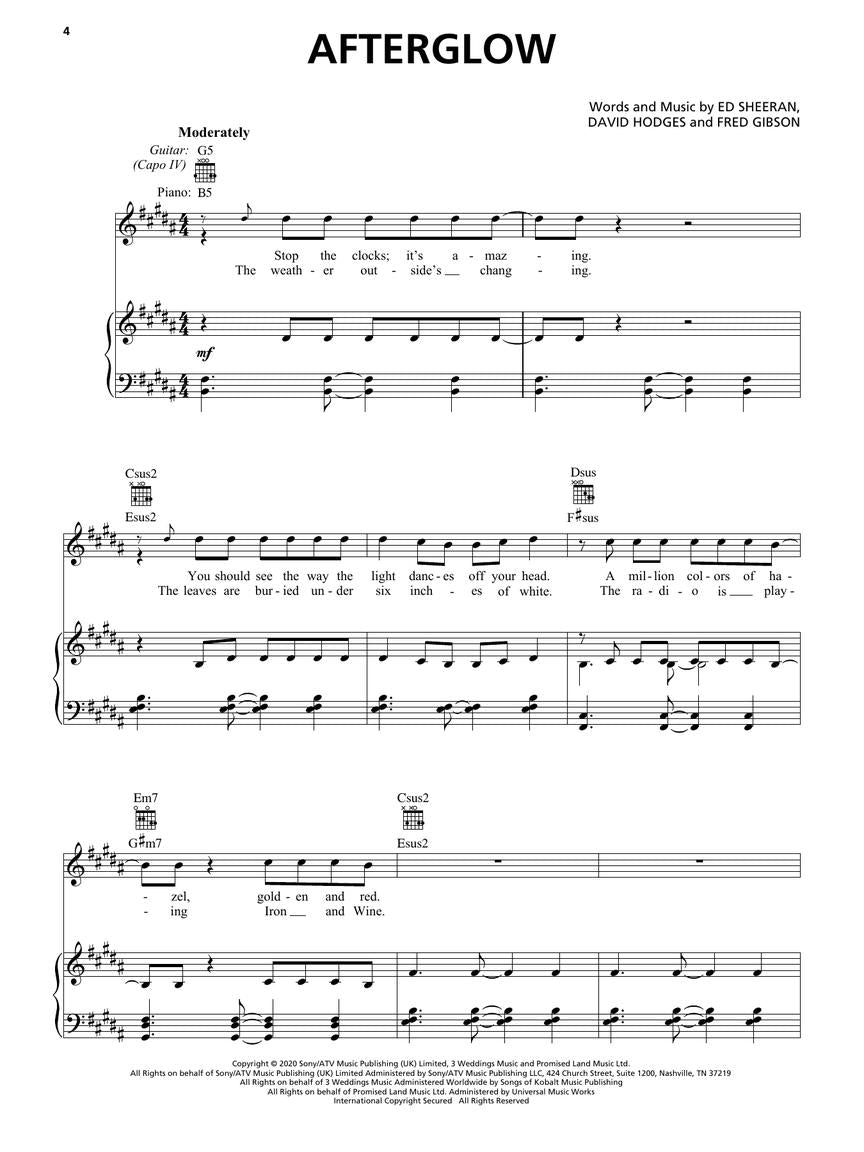 Chart Hits of 2020-2021 - 20 Top Singles - P/V/G - Hal Leonard