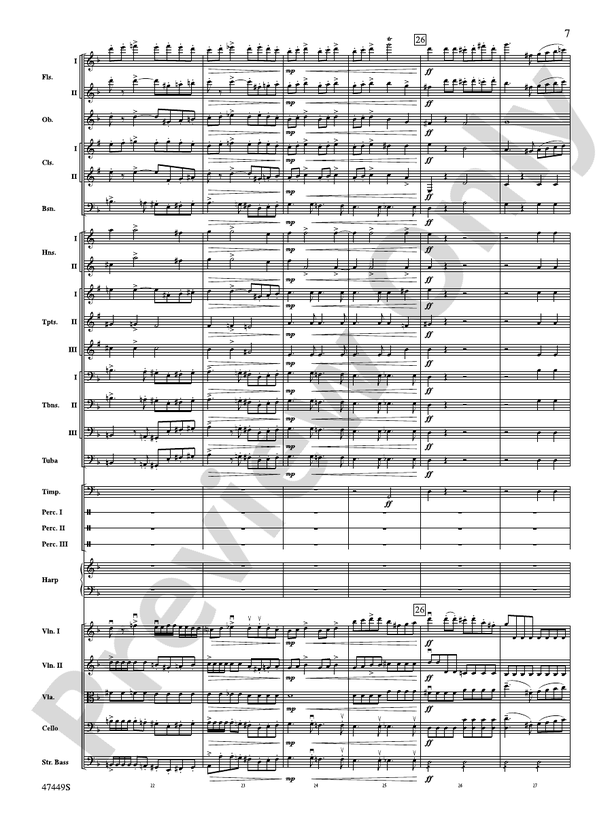 Overture from Orpheus in the Underworld – Full Orchestra Conductor Score & Parts (Digital Download)