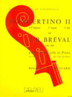 Breval - Concertino #2 in Cmaj - Cello Delrieu DF429