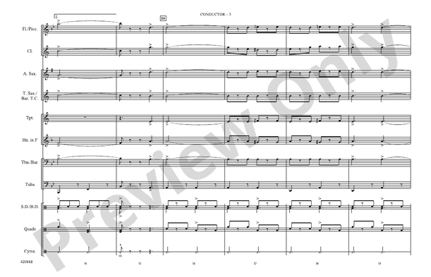Funiculi, Funicula – Marching Band Conductor Score & Parts (Digital Download)