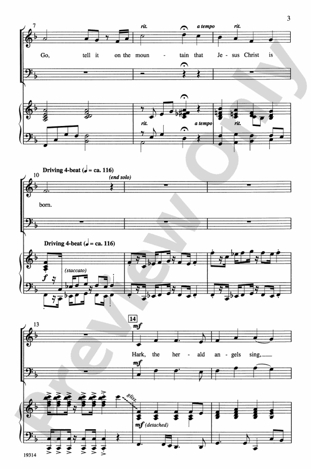 Joy: A Medley of Carols - SATB Choral Octavo (Digital Download)